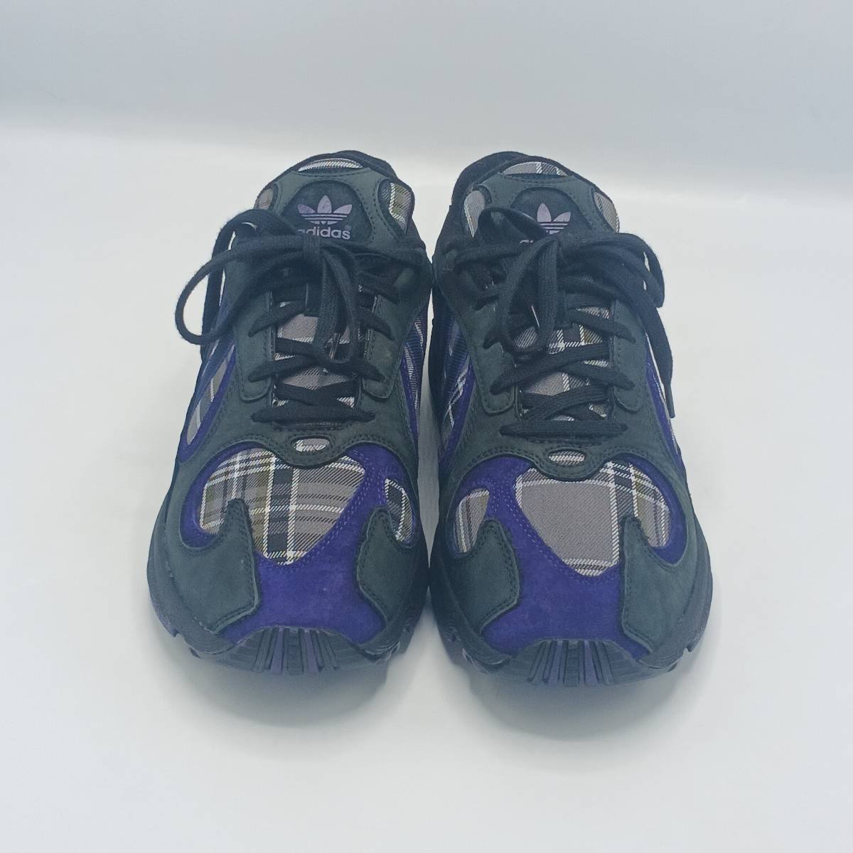Adidas Yung 1 Purple Plaid